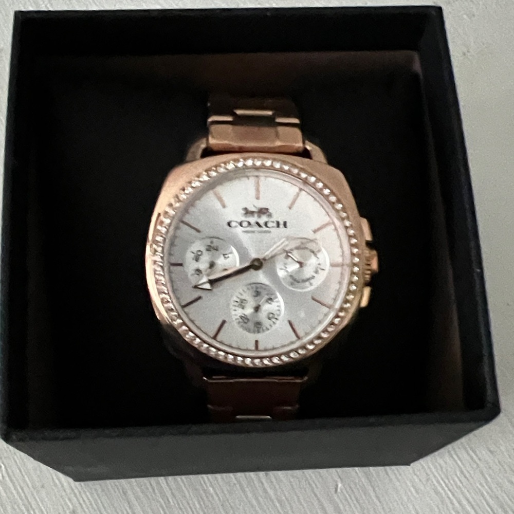 Coach Metallic Rose Timepiece